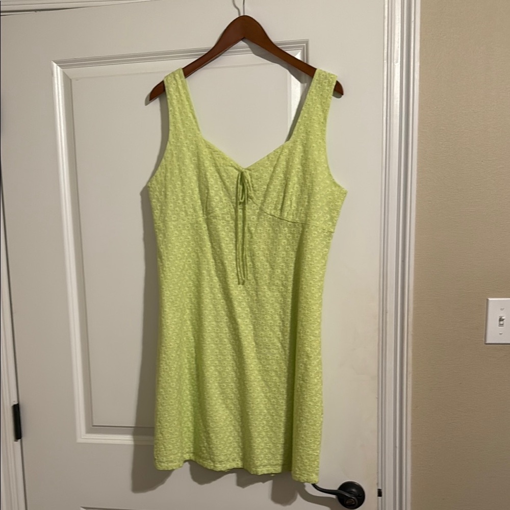 Lime Green Sleeveless Dress